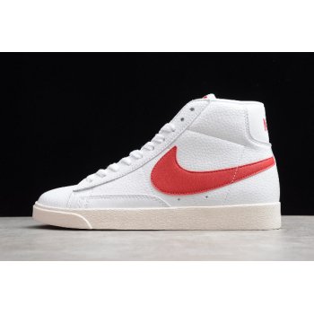 2019 Nike Blazer Mid Vintage Suede White Gym Red-Sail AV9376-105 Shoes